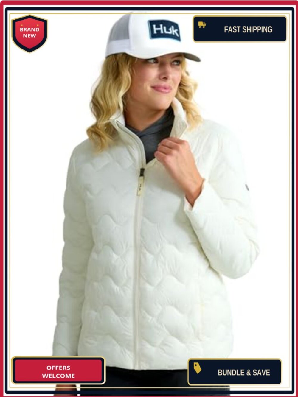 Insulated Fishing Jacket Water Repellent High Stretch Nylon